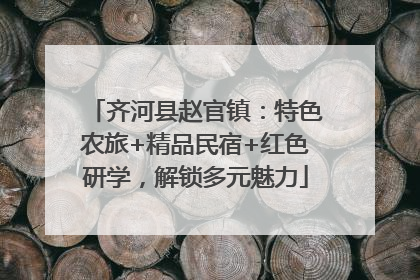 齐河县赵官镇：特色农旅+精品民宿+红色研学，解锁多元魅力